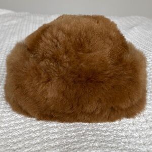 Brand New Alpaca Fur Hat, Caramel